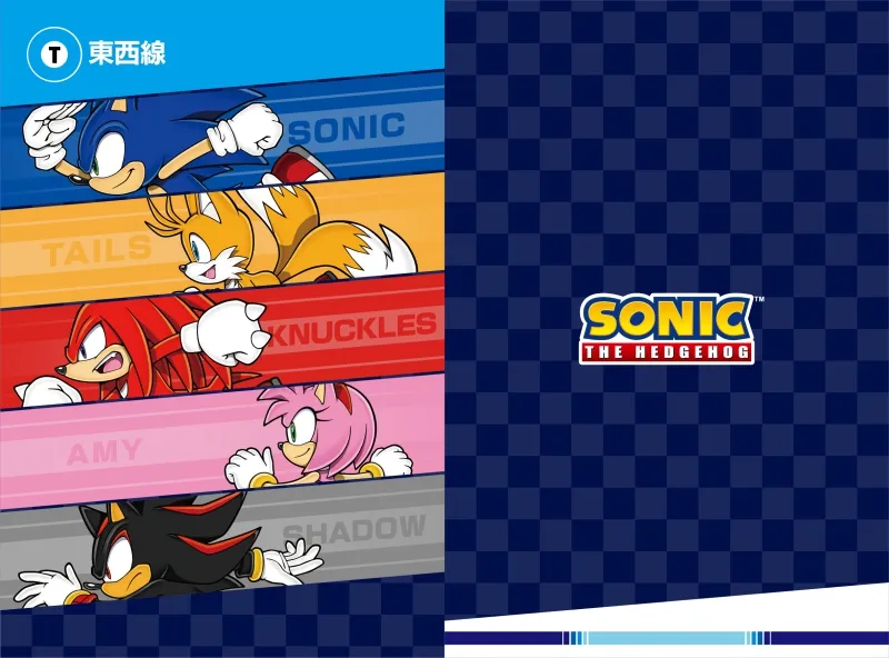 C108 ハイパーソニックソウル 様 新刊セット アクスタ チケット風カード ソニック・ザ・ヘッジホッグ』35周年記念 東京メトロオリジナル24時間